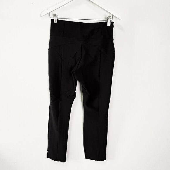 Athleta Black Stellar Crop Pull On Pants with Zip Pockets - Picture 3 of 10